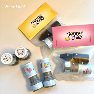 小妮子原创光敏打卡印章表情包系列diy素材日常手账记录加送印油