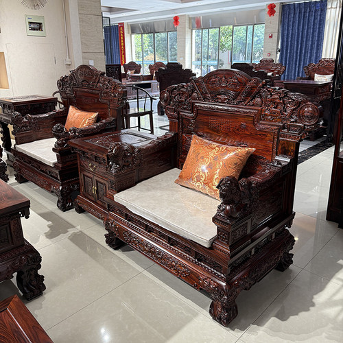 红木家具阔叶黄檀沙发工厂直销