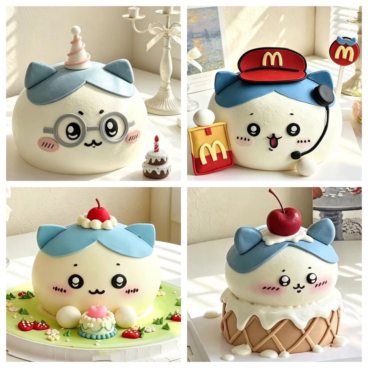 chiikawa蛋糕吉伊卡哇小八乌萨奇