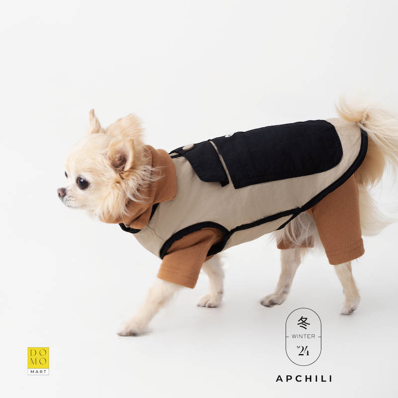 韩系小型犬狗狗冬季保暖棉服马甲