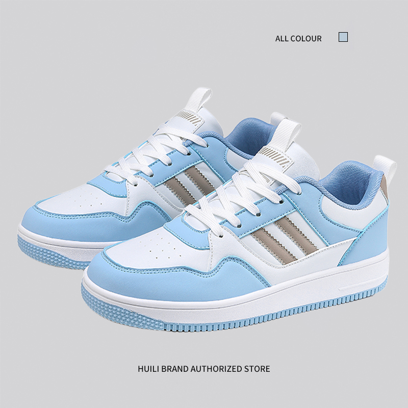 板鞋北卡蓝秋季小白鞋空军男一号透气韩版潮流小众复古运动休闲鞋