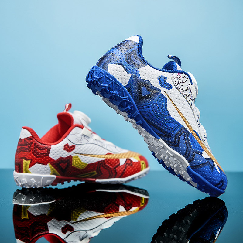 2026正品儿童足球鞋新款旋钮男童女童碎钉tf小学生专业训练鞋球鞋