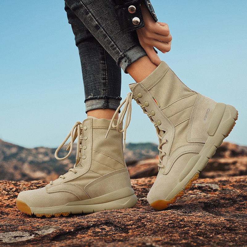 登山鞋女户外夏季沙漠徒步鞋男防水专业耐磨轻便透气越野爬山鞋子