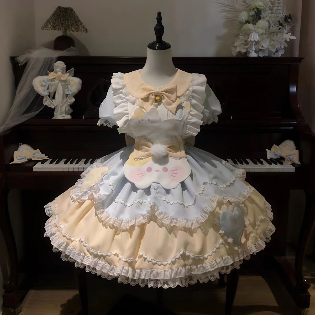 甜茶少女lolita甜茶喵洛丽塔op