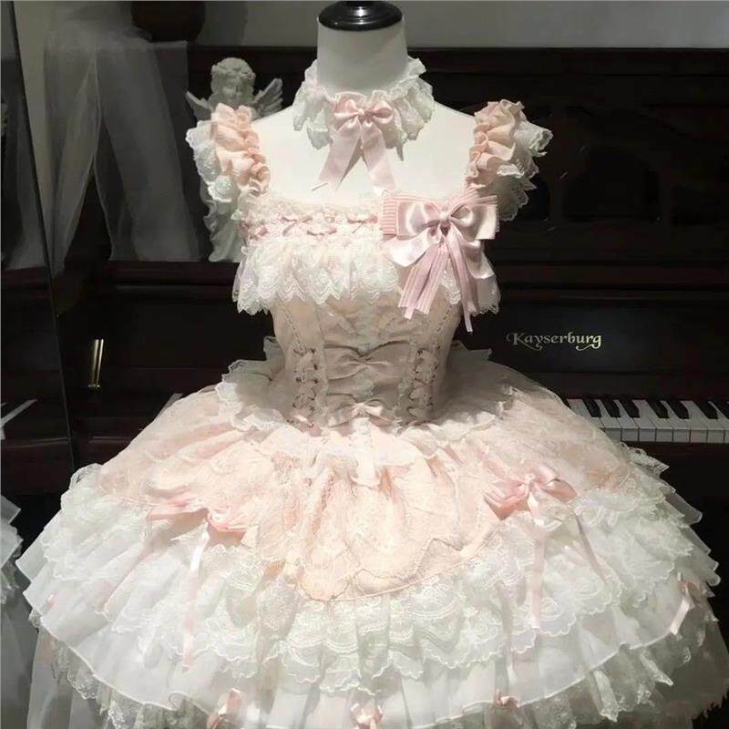 洛丽塔芭蕾风蛋糕礼服