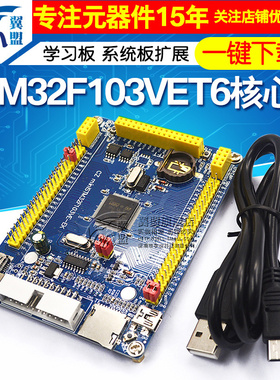 stm32F103VET6核心板/72MHz/512KFlash/64KRAM/一键下载win8系统
