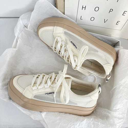 Tide, летняя тонкая сетчатая дышащая белая обувь, тканевые кроссовки, коллекция 2023, новая коллекция