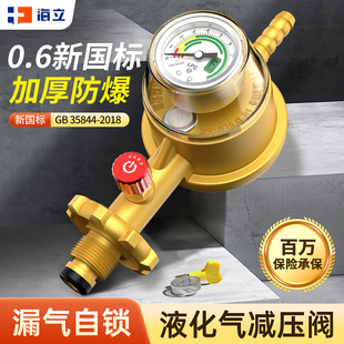 新国标煤气减压阀防爆低压煤气灶罐自闭阀燃气自动关闭安全阀家用