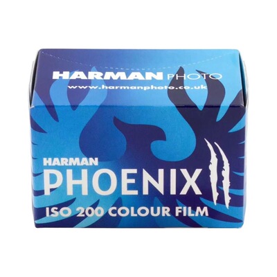 HARMAN哈曼2代蓝凤凰PHOENIX200度135彩色负片胶卷依尔福伊尔福