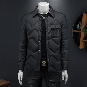6027男士翻领羽绒服货号9566P355有58