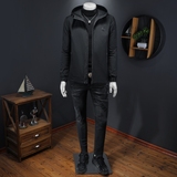 2025新款男士连帽保暖棉衣外套青年时尚百搭外套货号T2005P260，男装棉衣，钱塘6027（原6003）