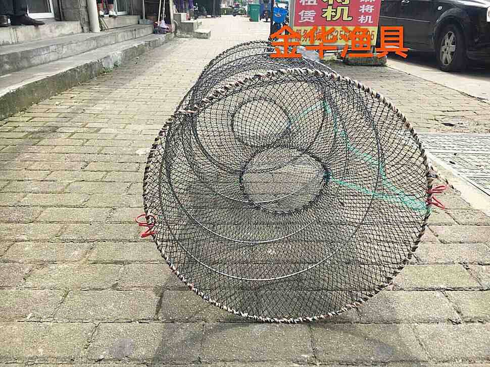 包邮弹簧捕鱼笼捕虾笼出口鳖笼 龟笼渔网渔具鱼笼甲鱼笼 蟹笼