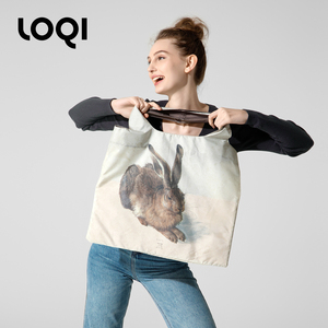 LOQI阿尔布雷特丢勒系列环保购物袋收纳整理出行通勤包防水