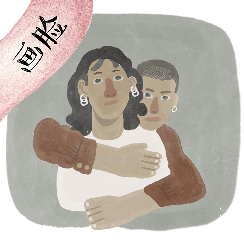 手绘q版丑画头像定制个性另类漫画涂鸦卡通设计情侣人物形象素描