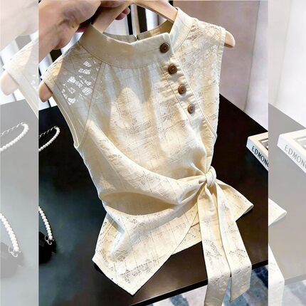 2026年夏季新款法式设计感小众时尚气质女装独特漂亮超好看小衫潮