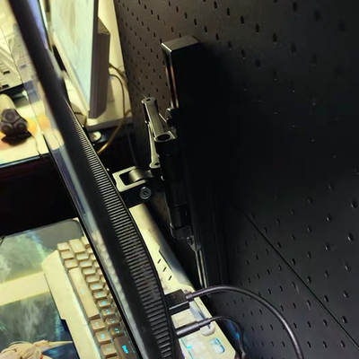 洞洞板显示器支架电脑壁挂支架