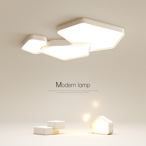 简约现代创意不规则客厅吸顶灯