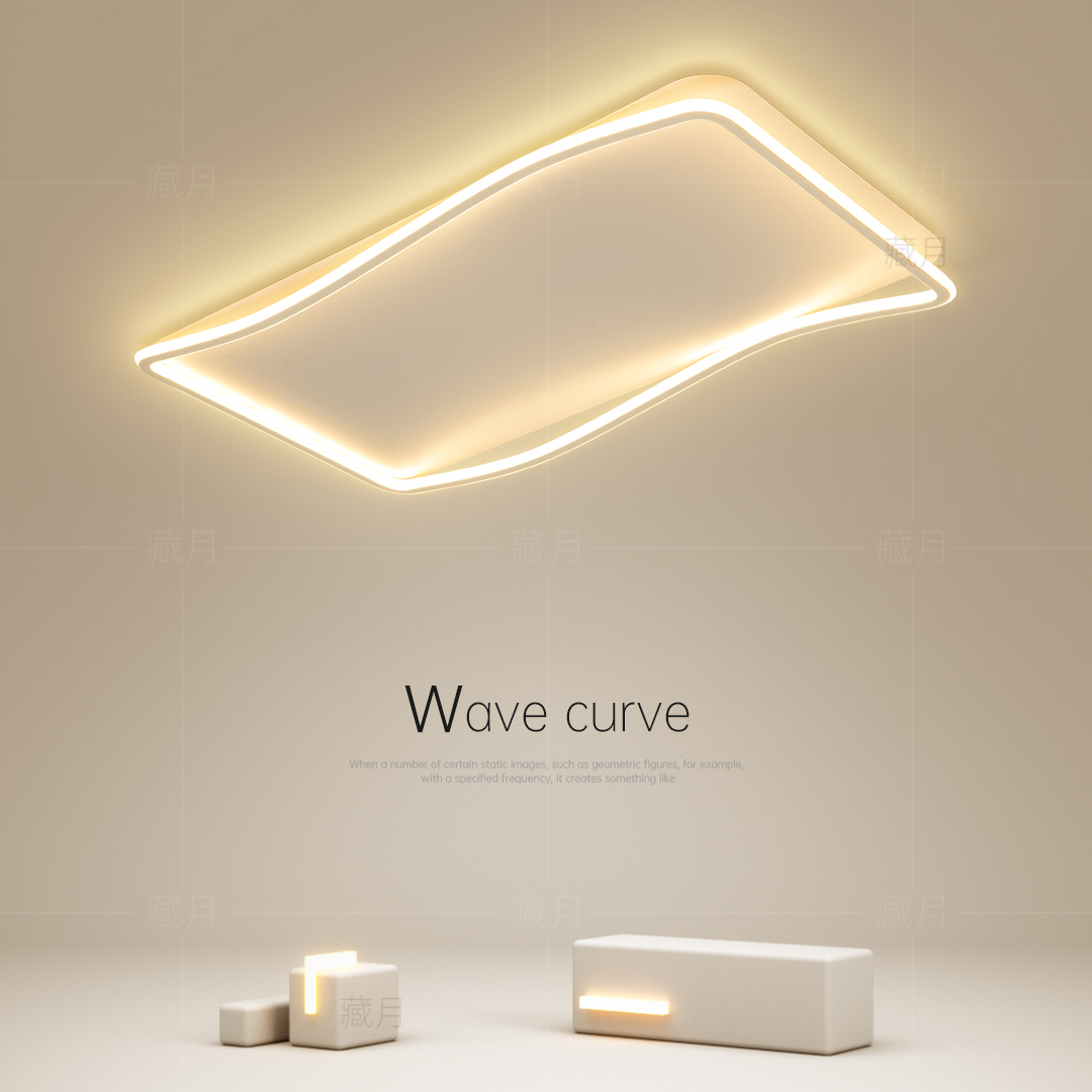 创意几何年轻人客厅吸顶灯