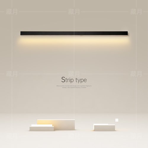 轻奢高级感长条卧室床头壁灯