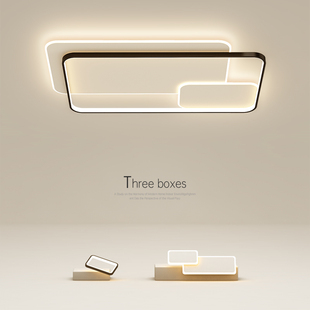极简led客厅灯长方形创意吸顶灯卧室灯大厅餐厅房间2025新款 灯具