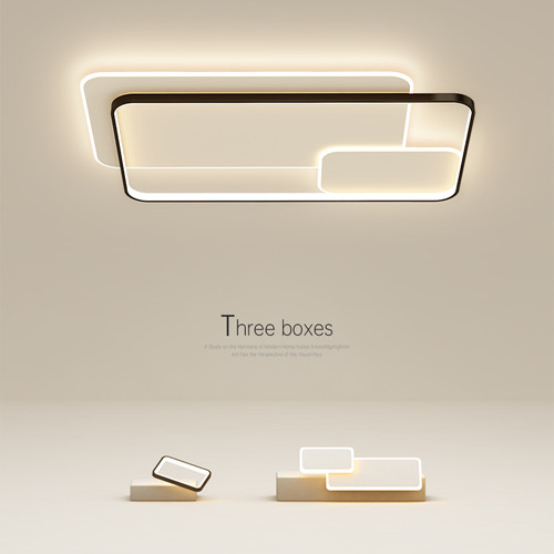 藏月简约现代客厅灯吸顶灯