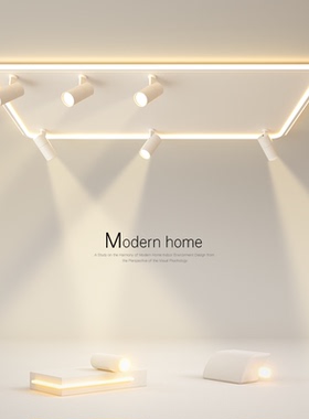 创意客厅主灯高级感led吸顶灯现代简约长方形书房卧室灯房间灯具