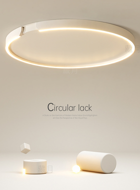 主卧室灯简约现代led吸顶灯创意客厅灯餐厅房间2026新款中山灯具