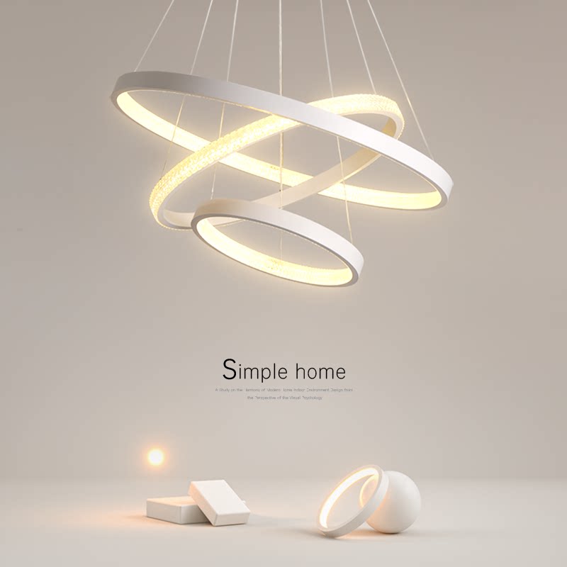 创意吊灯led客厅灯现代简约北欧大气灯具创意餐厅灯书房主卧室灯_虎窝淘