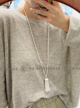 铜合金电镀白金/施家珠流苏长链