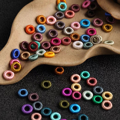 3mm内径无痕线圈龙结中国结其他DIY饰品配件手项链线圈拉圈金银