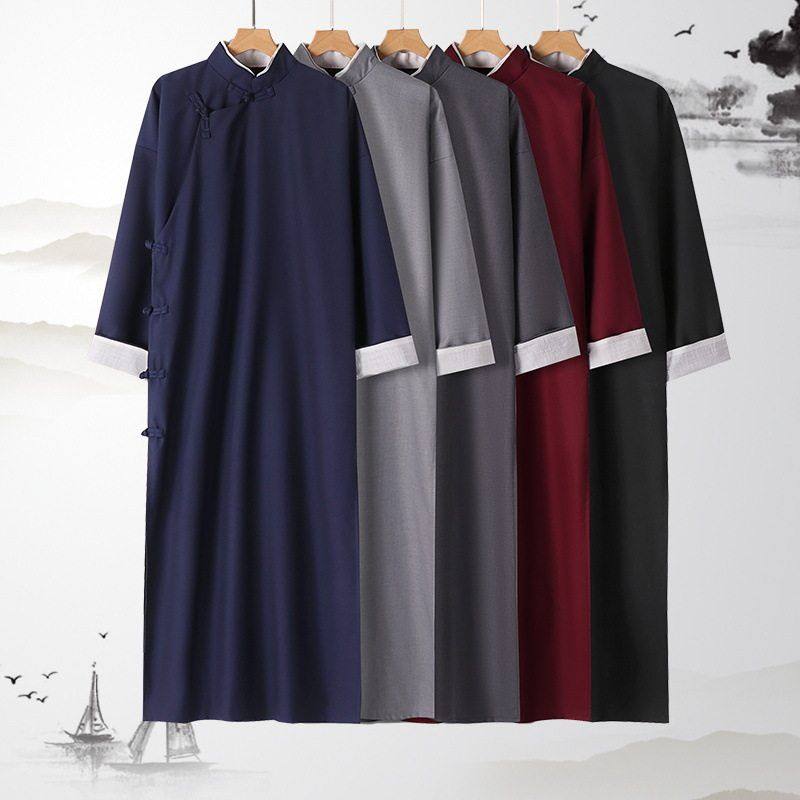 民国长衫男中式长袍马褂中国风相声大褂古装表演出服装高档西装布,男装,其他民族服装,淘宝优惠券,粉丝福利购,淘宝优惠卷