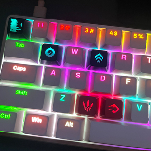 无畏契约透明键帽 瓦罗卡特键帽ABS OEM 透光键帽捷风暮蝶键帽