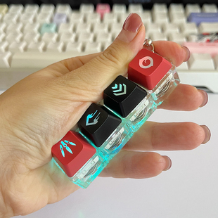 无畏契约瓦罗卡特键帽捷风暮蝶键帽钥匙扣可定制解压发光试轴器