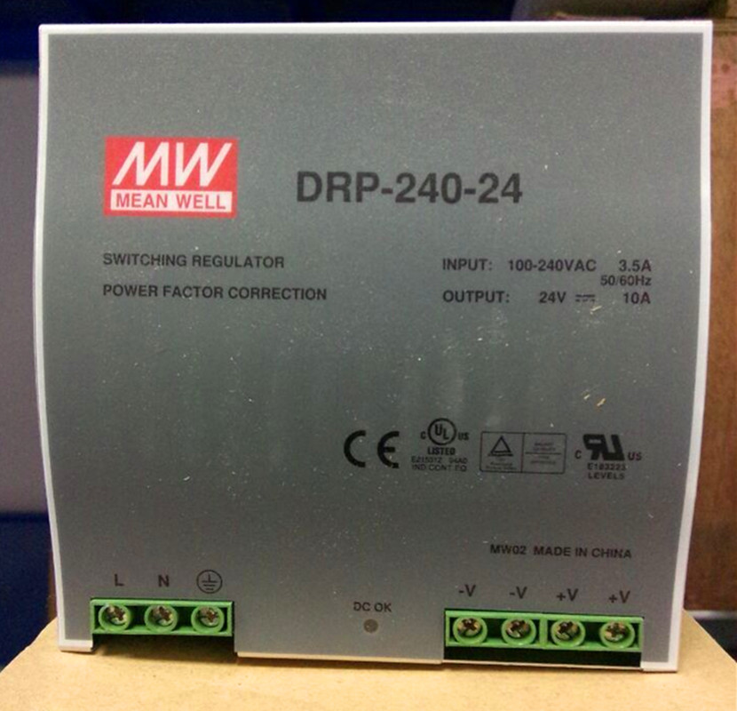 现货Mean Wel 1 3 DRP-240-24/ 220VAC/24VDC 10A 1 3_虎窝淘