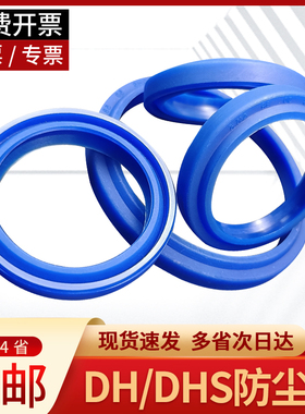 DH/DHS防尘圈液压油缸油封密封圈活塞杆进口DZ聚氨酯1234567890.