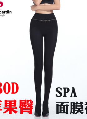 120克皮尔卡丹480D面膜SPA女袜无缝苹果臀一体裤68095春秋不透肉