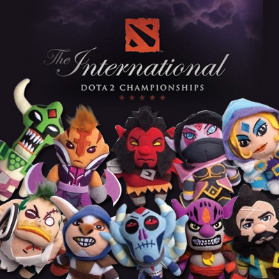 DOTA2 周边ti玩偶 扭蛋 绒毛玩偶挂件  绒毛玩具 现货