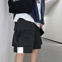 19 Xia Shang Xin Gang Wei dụng cụ phong cách quần short nhiều túi nam đường phố Nhật Bản hoang dã quần short giản dị - Quần short quần ngắn