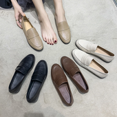 女英伦学院风34码 女鞋 春季 小皮鞋 韩版 软皮平底小码 313233单鞋 百搭