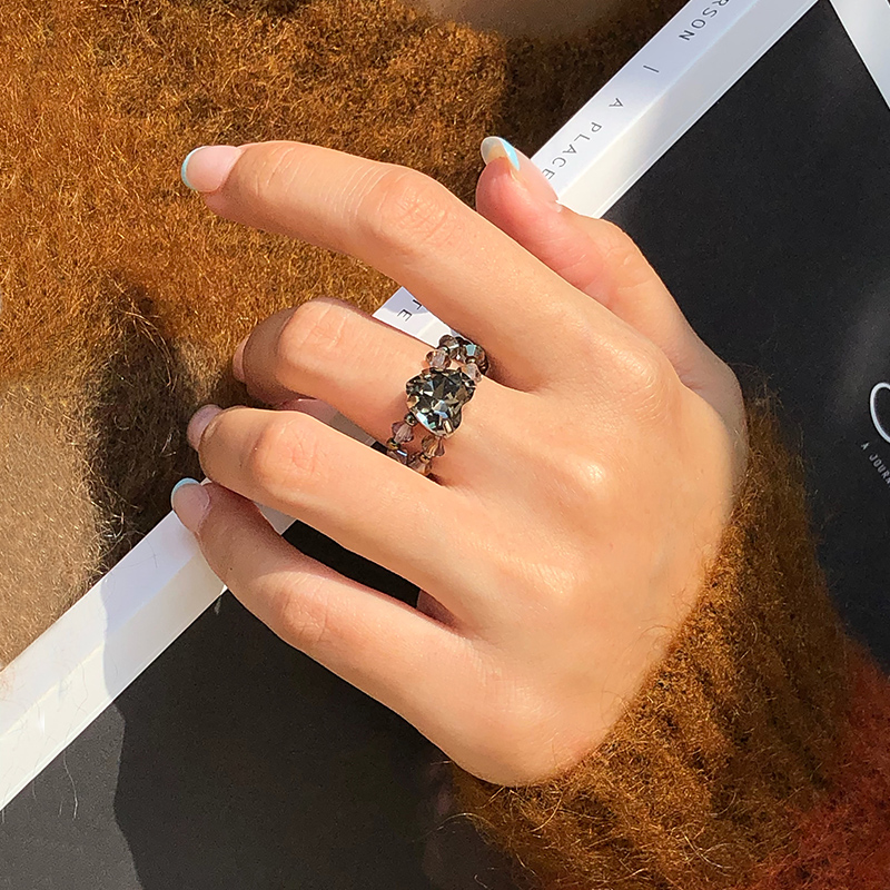 monote韩国ins戒指串珠爱心经典