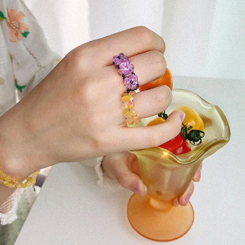 现货小众3flower生日礼物韩国