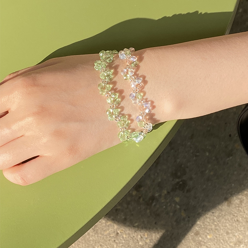 Monote小众简约手工手链女