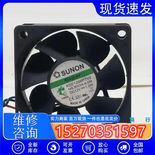 原装 KDE1206PTV2 12V 1.2W 6025 6CM 静音散热风扇