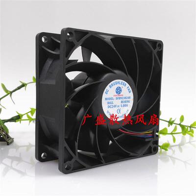 永林COOLINGFAN DFB923824H 24V 1.00A 9038 4线 变频器 散热风扇