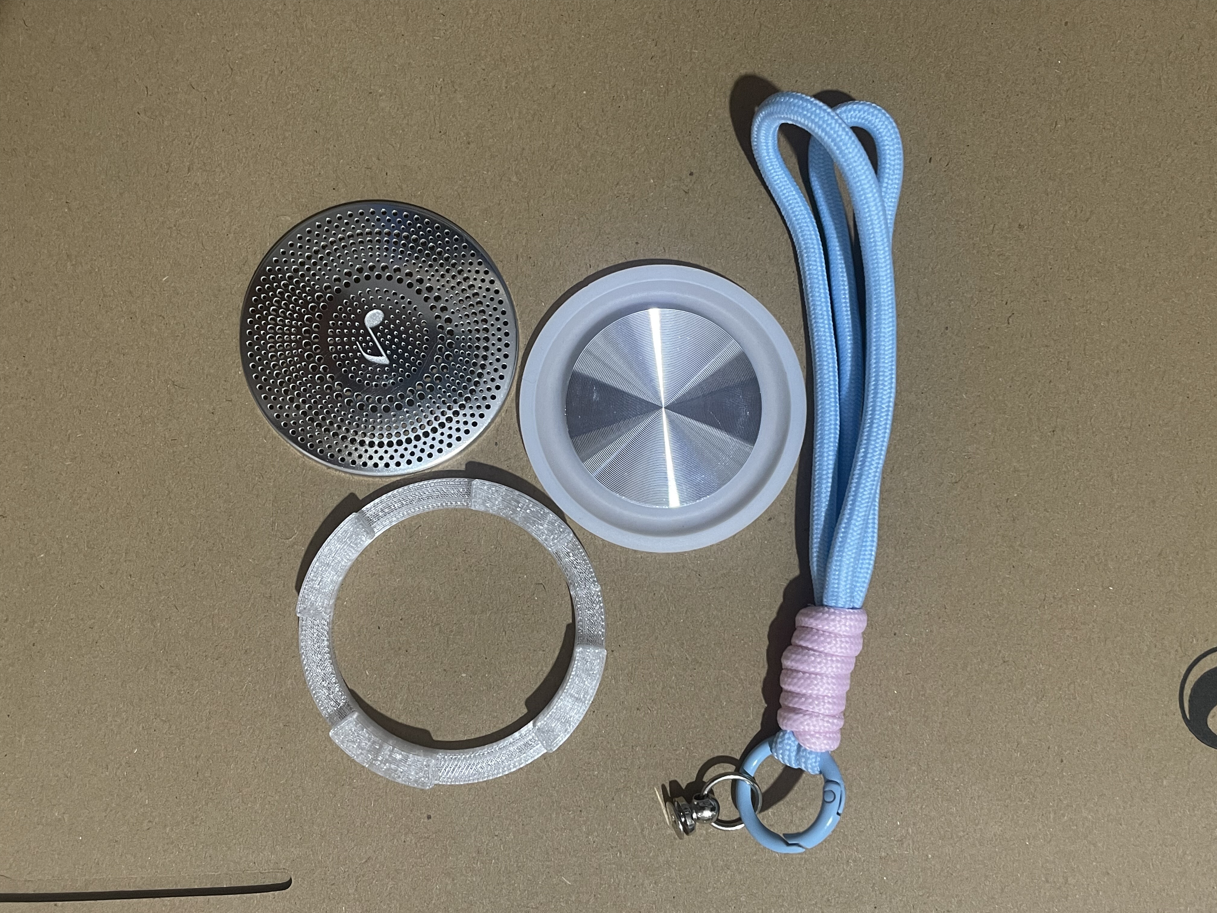 旺仔红牛音响喇叭不锈钢网56.5mm配件网红diy改装网罩低音振膜旺