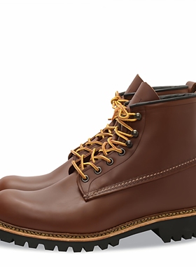 中科院小哥 红翼2930 Red Wing 2931 红翼红色新年款 工装靴