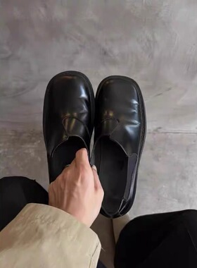 德比鞋男士高级感皮鞋男款夏季一脚蹬乐福鞋正装商务休闲鞋增高潮