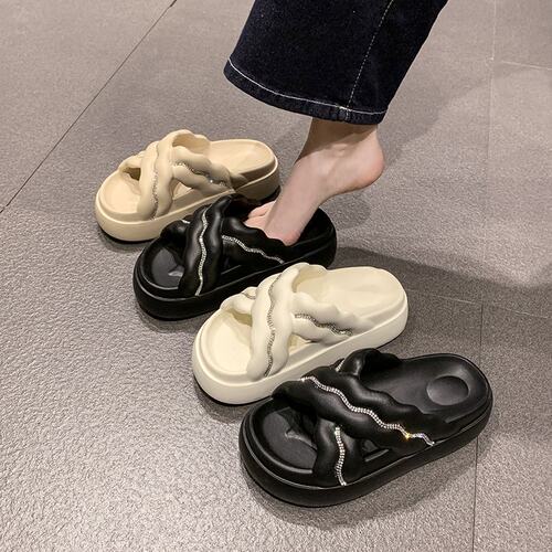 凉拖鞋女夏季外穿2025新款厚底