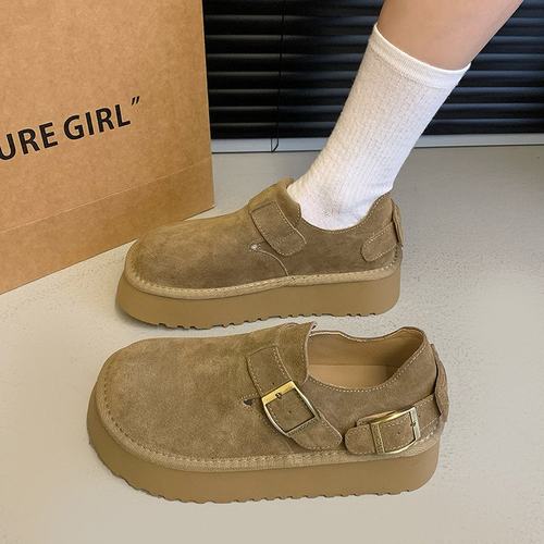 厚底勃肯鞋女秋季2024新款时尚