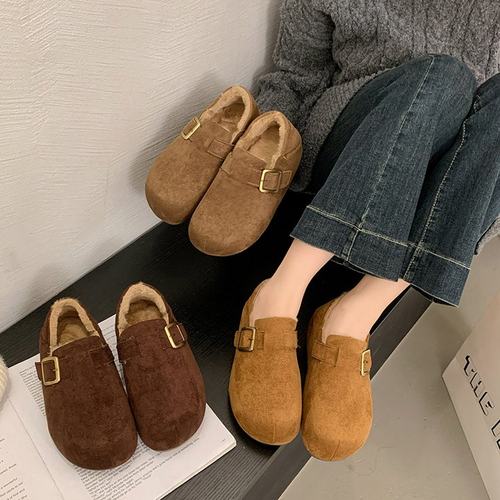 厚底全包勃肯鞋女鞋子2025